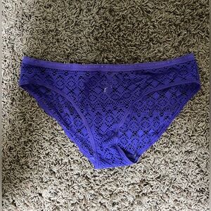Victoria’s Secret Purple Lace Bikini Panties size large